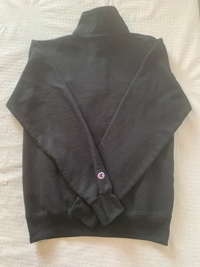 Sweat Champion Noir zip 1/4 Taille S - photo numéro 8