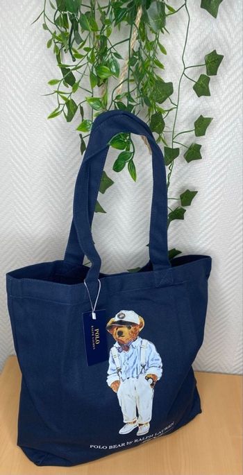 Sac  à  main Ralph Lauren bear marine / Neuf 