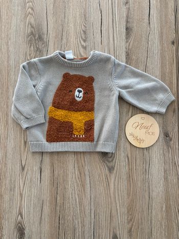 Pull laine bébé garçon 9mois