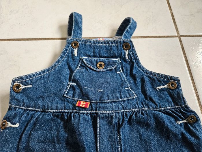 Salopette en jean fille 6 mois DPAM u22 - photo numéro 4