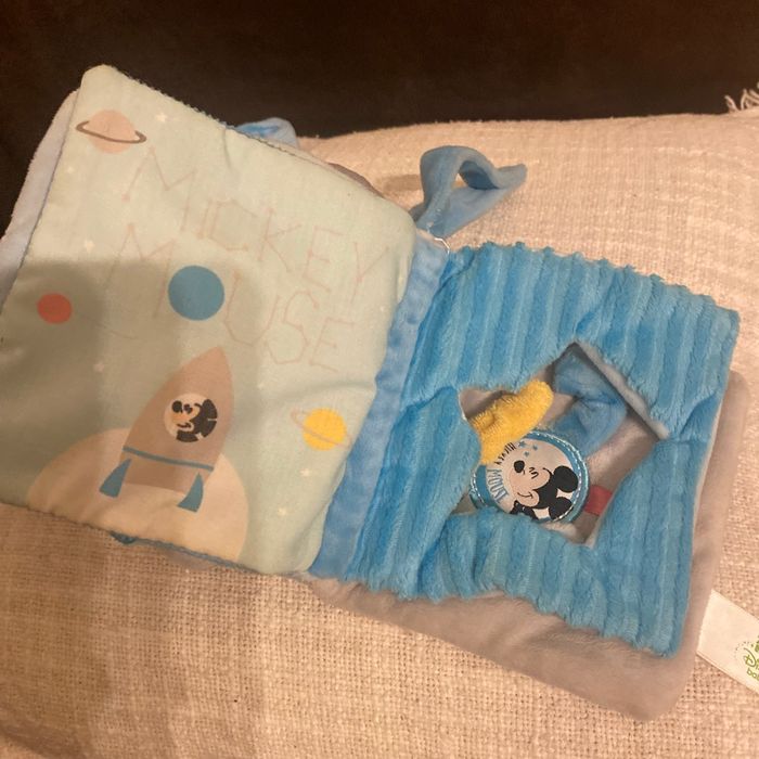 2 livres identiques Mickey en tissus - photo numéro 2