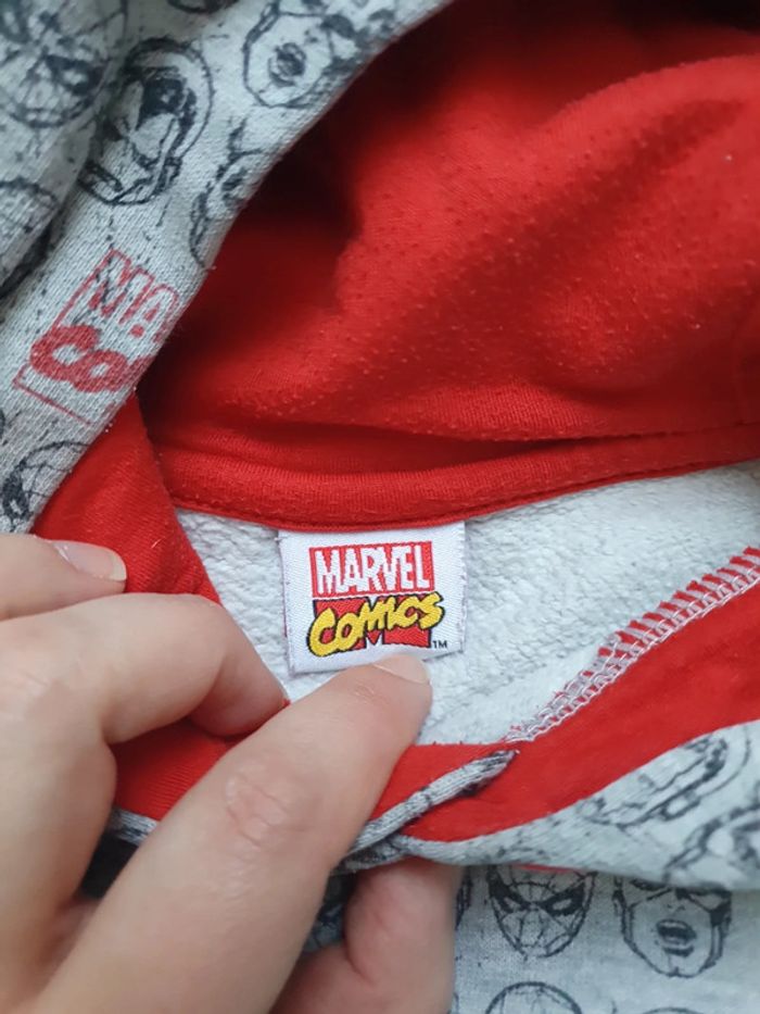 Sweat à capuche marvel 4 ans - photo numéro 2