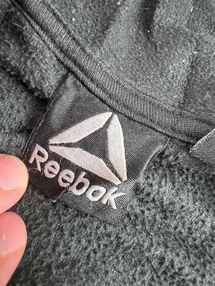 Veste polaire Reebok noire avec logo taille L – Homme streetwear - photo numéro 13