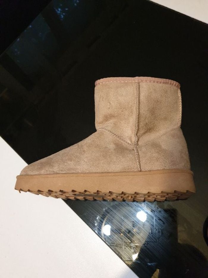 Bottes imitation daim