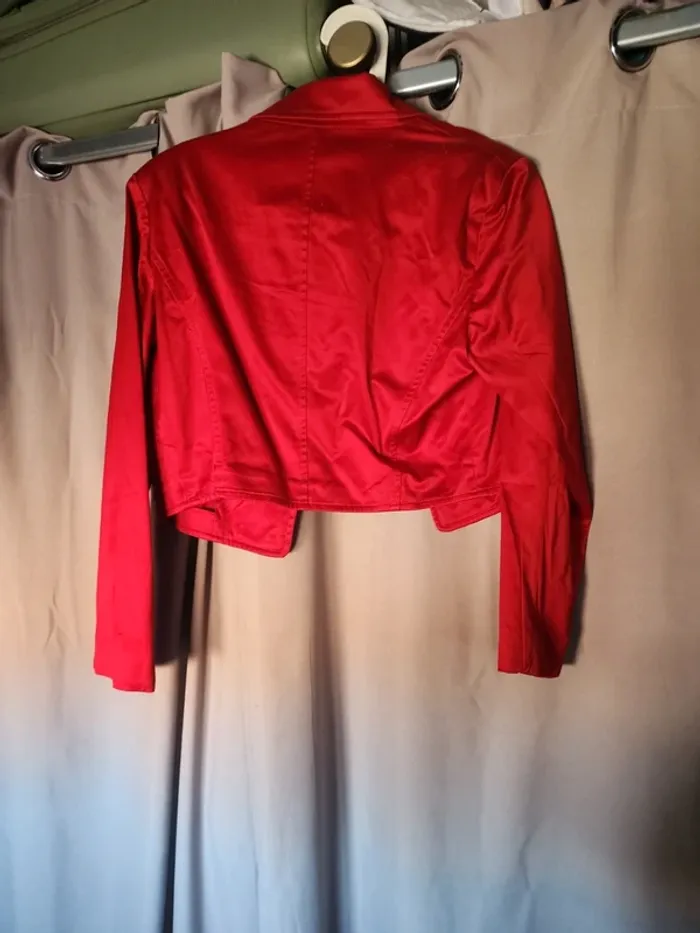 Veste bolero rouge - photo numéro 5