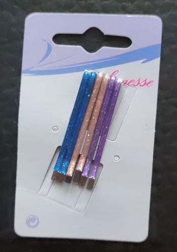 6 pinces à cheveux