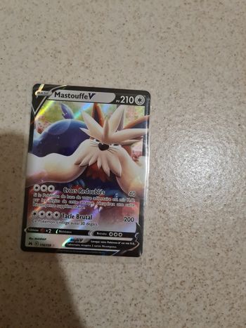 Carte pokemon neuve mastouffe V