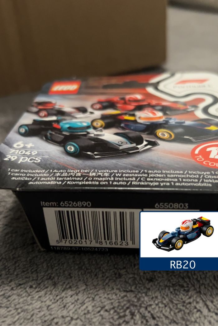 Lego 71049 Formule 1 RB20