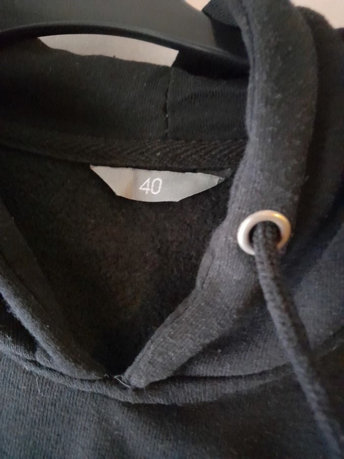 Sweat capuche noir - photo numéro 2