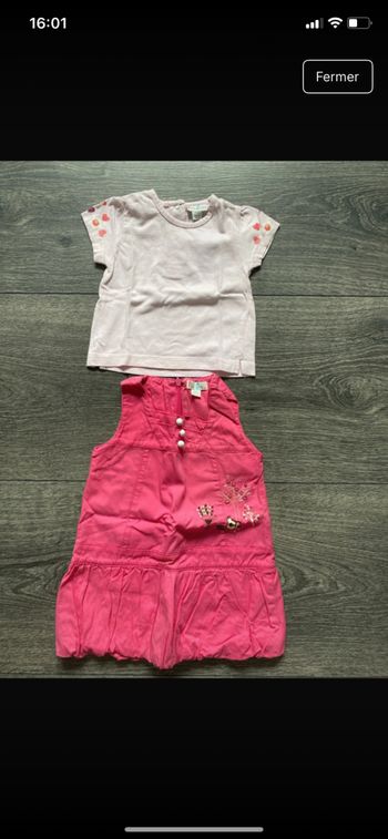 Ensemble été Pick Ouic taille 6 mois