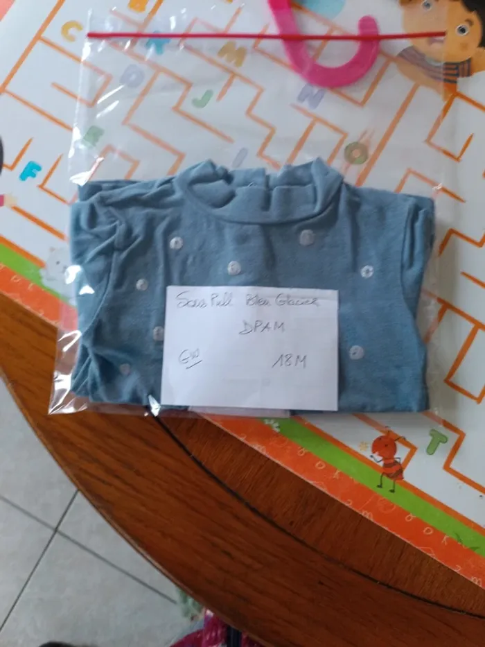 Sous-pull bleu glacier DPAM 18M - photo numéro 6