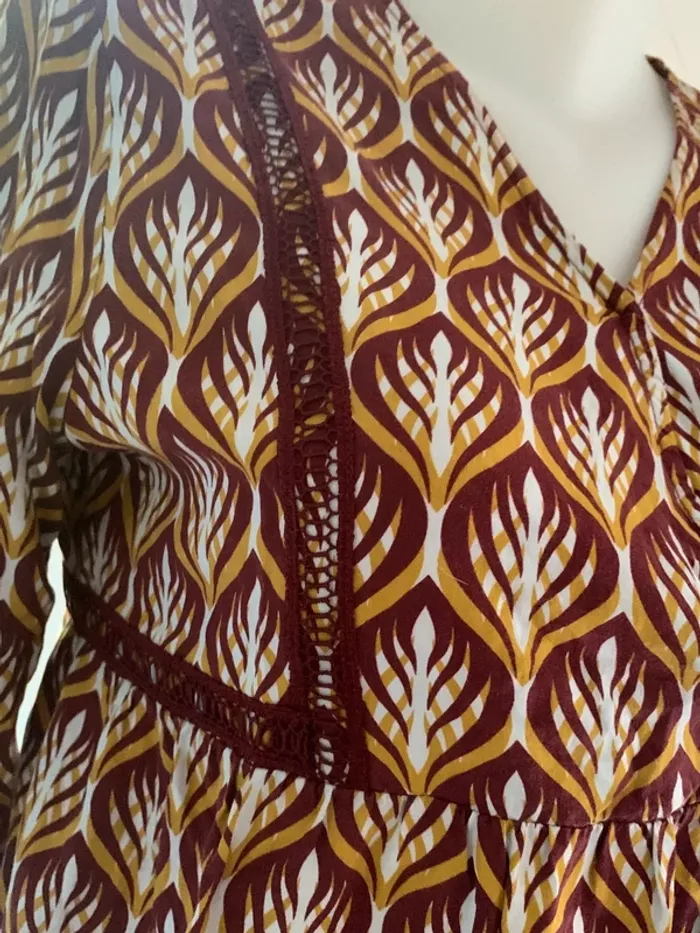 Blouse motif Only taille 38 manches 3/4 - photo numéro 7