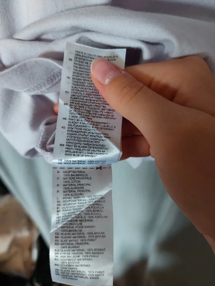 T-shirt manches longues Adidas violet pastel – Taille L - photo numéro 8