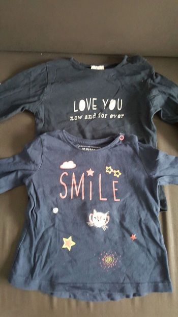 2 t.shirts Ml T.12M