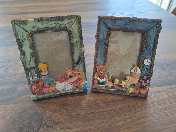 Cadres photos enfants en céramique 13x9cm