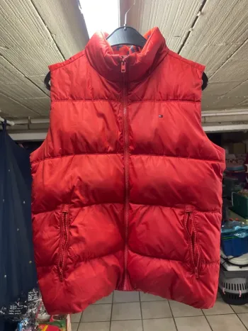 Doudoune sans manches rouge Tommy Hilfiger taille S