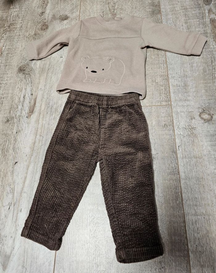 Ensemble marron