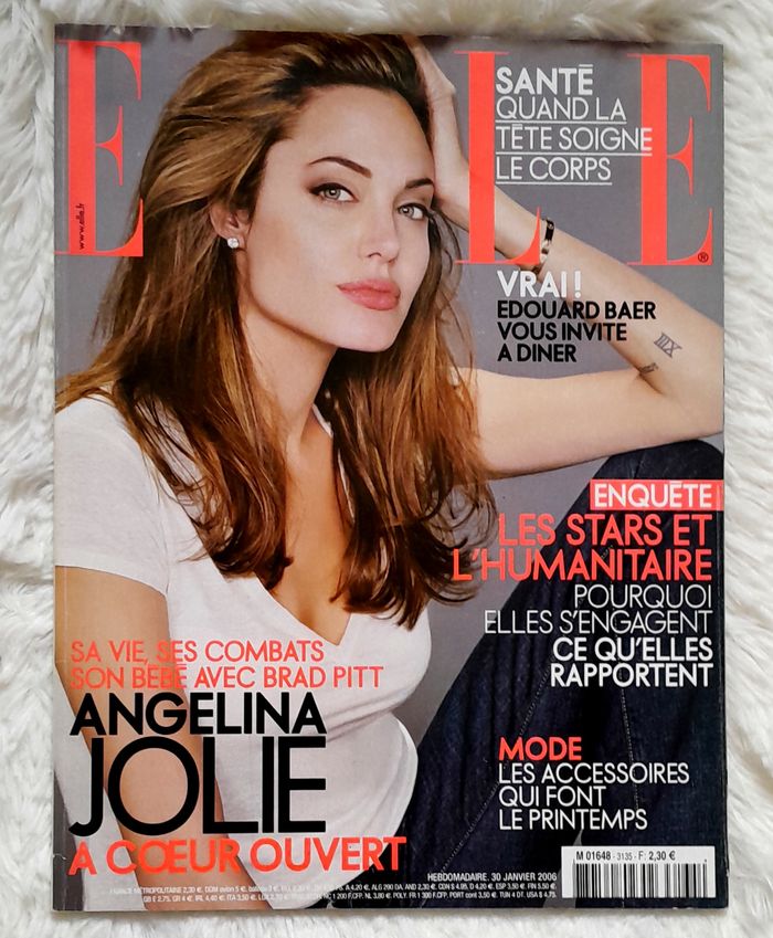 Magazine Elle n°3135 janvier 2006 spécial Angelina Jolie