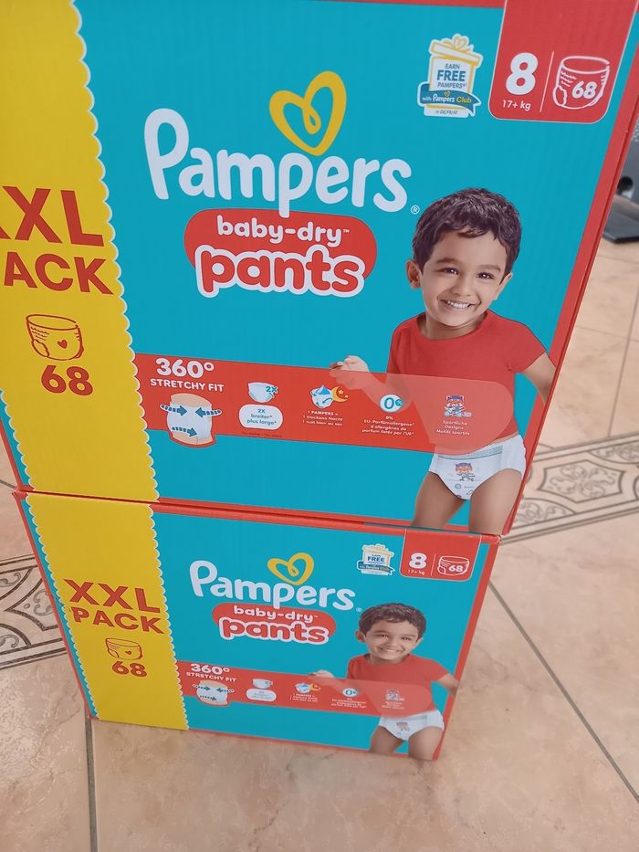 136 pants pampers baby dry taille 8