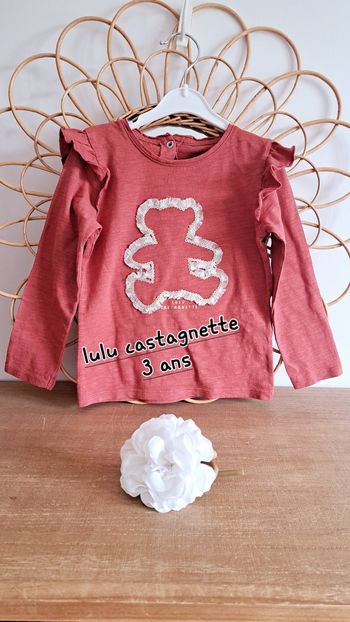 teeshirt lulu castagnette 3ans👧