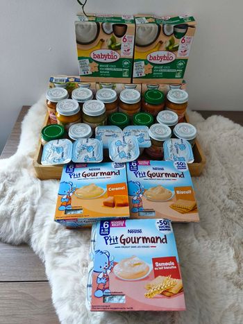 Lot bébés repas 