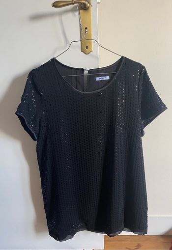 Tunique noir à sequin