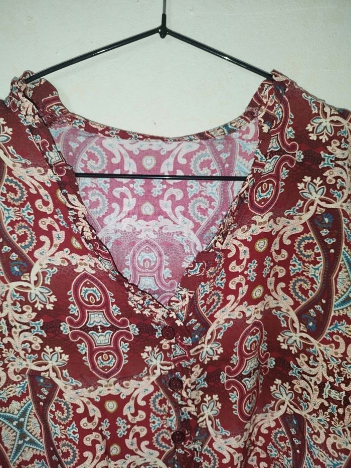 Blouse imprimée fluide - photo numéro 2