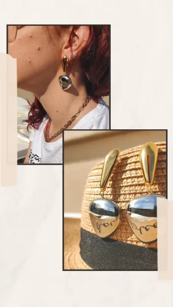 Boucles d'oreilles Oréva