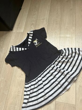 Robe marinière fille