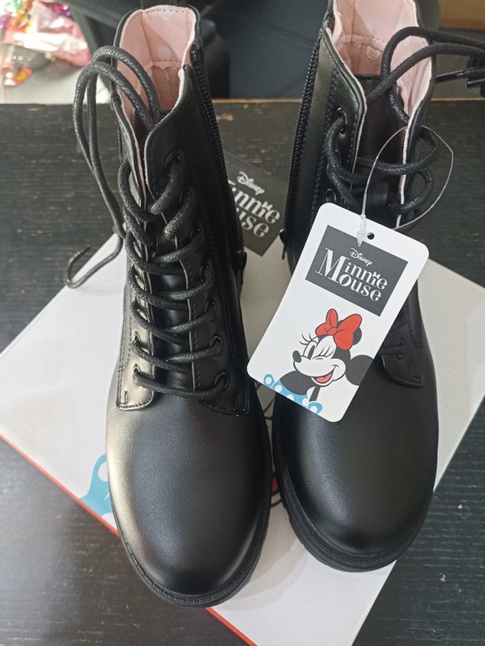 Bottines noires minnie taille 34 neuves - photo numéro 3