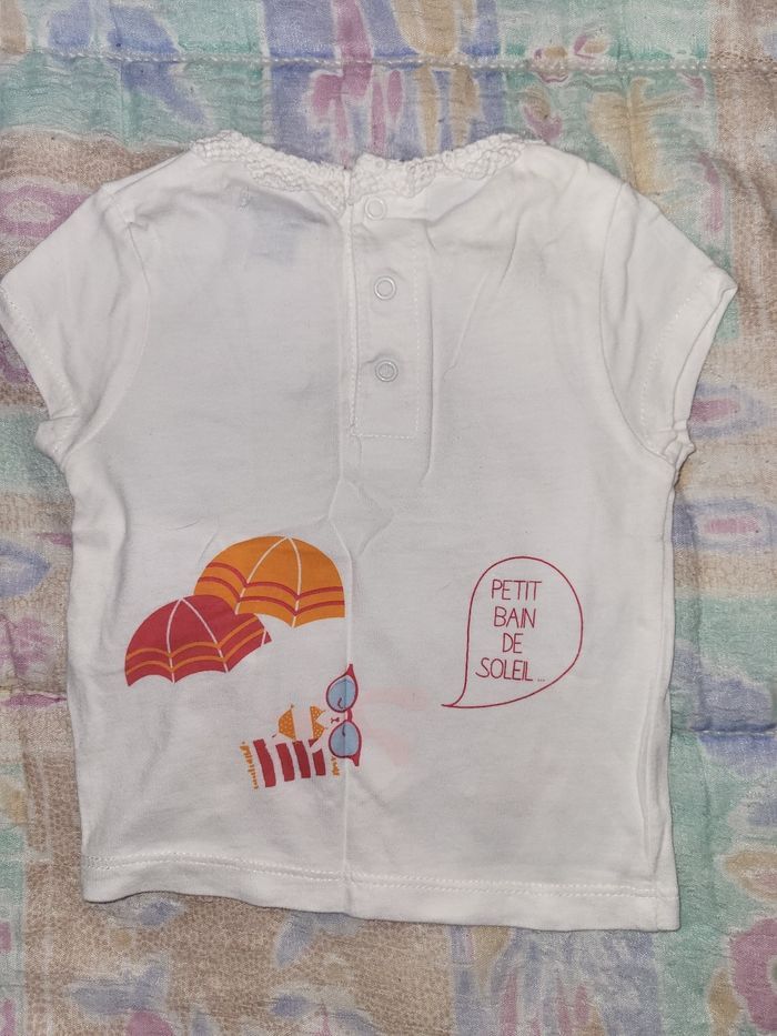 Tee-shirt fille 3 mois - photo numéro 4