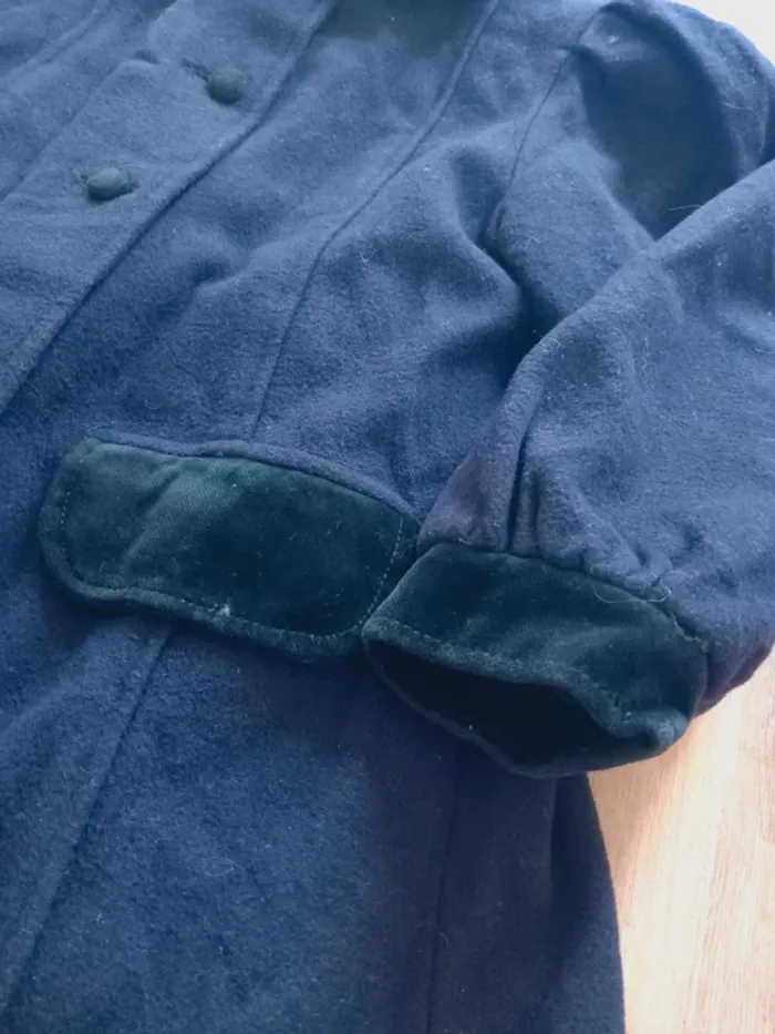 Manteau fille en laine 6 ans – style classique - photo numéro 2