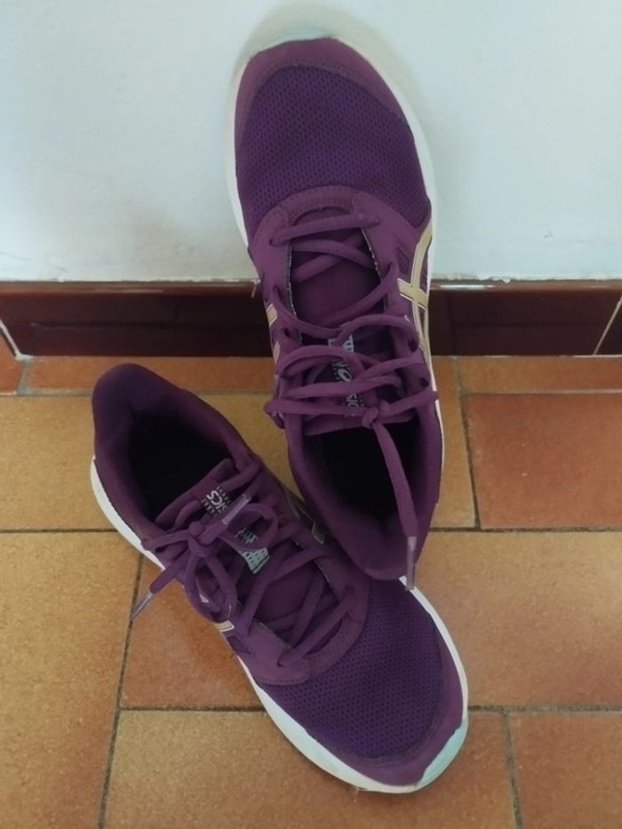 👟 Baskets - mauve champagne - Pointure 37 - Asics 👟 - photo numéro 2