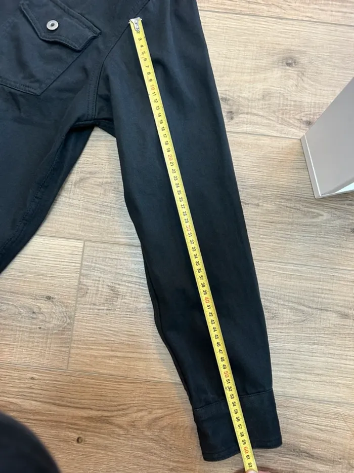 Veste homme veste chemise homme noir taille M 38 neuf Veste en jean - photo numéro 5