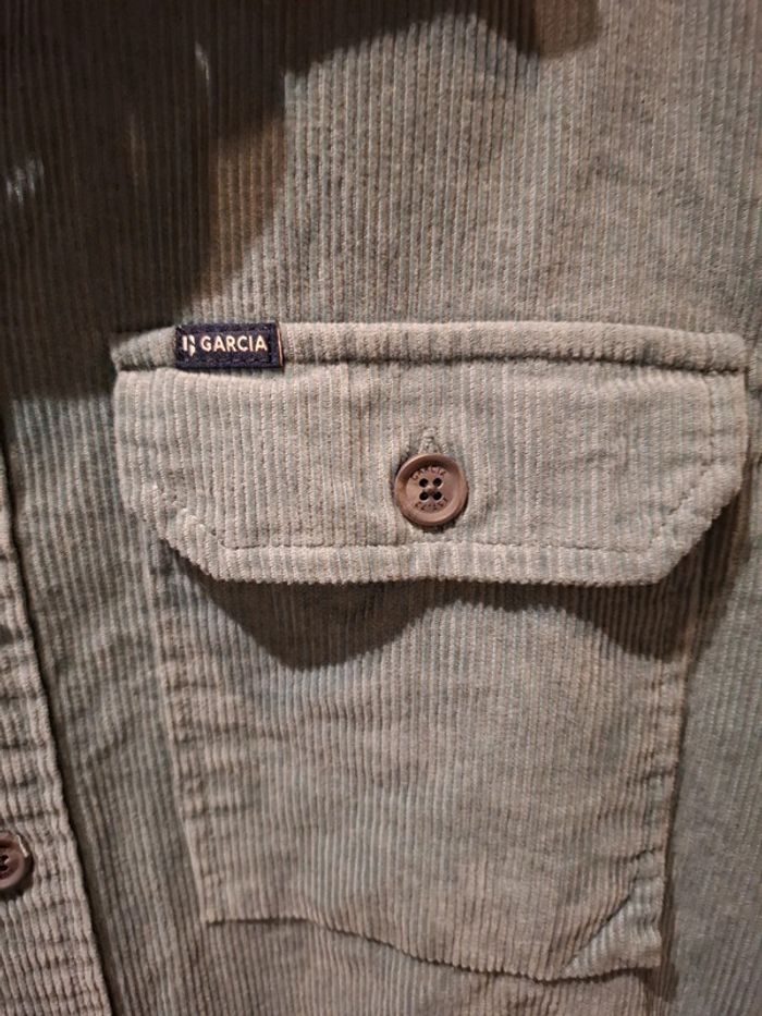 Chemise homme garcia en velours côtelé - photo numéro 2