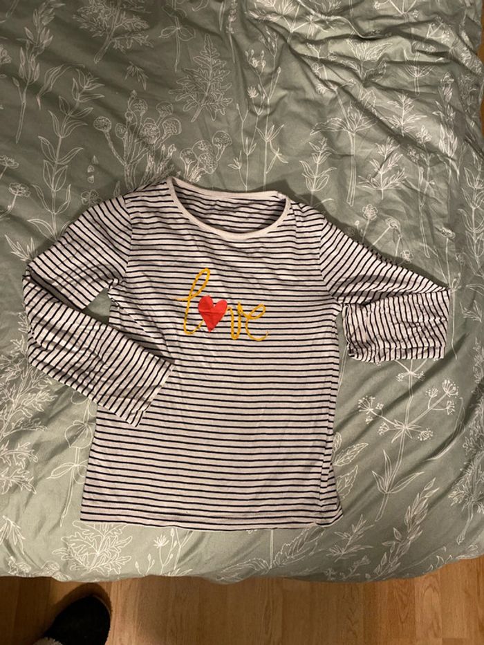 T-shirt manche longue kiabi 6 ans