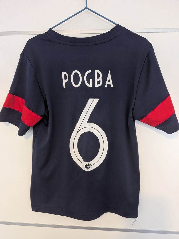 Maillot de foot équipe de France FFF numéro 6 taille 8 ans - photo numéro 2
