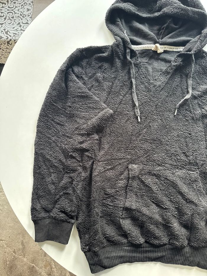 Sweat à capuche noir bouclette – Southern Spirit – Taille L - photo numéro 2