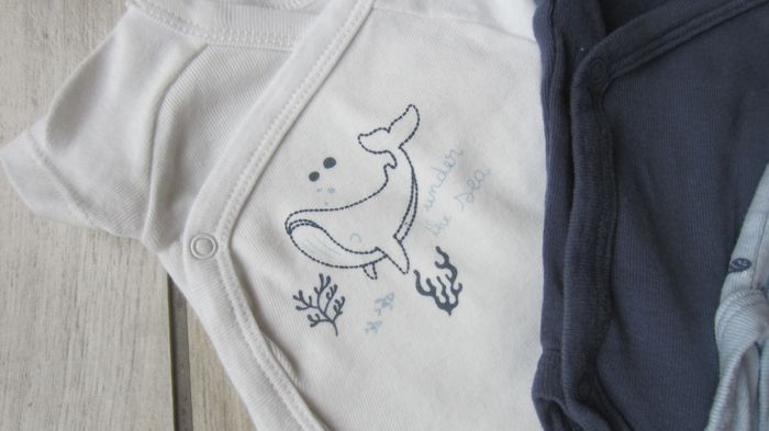 Lot de 3 bodies theme poisson - photo numéro 4