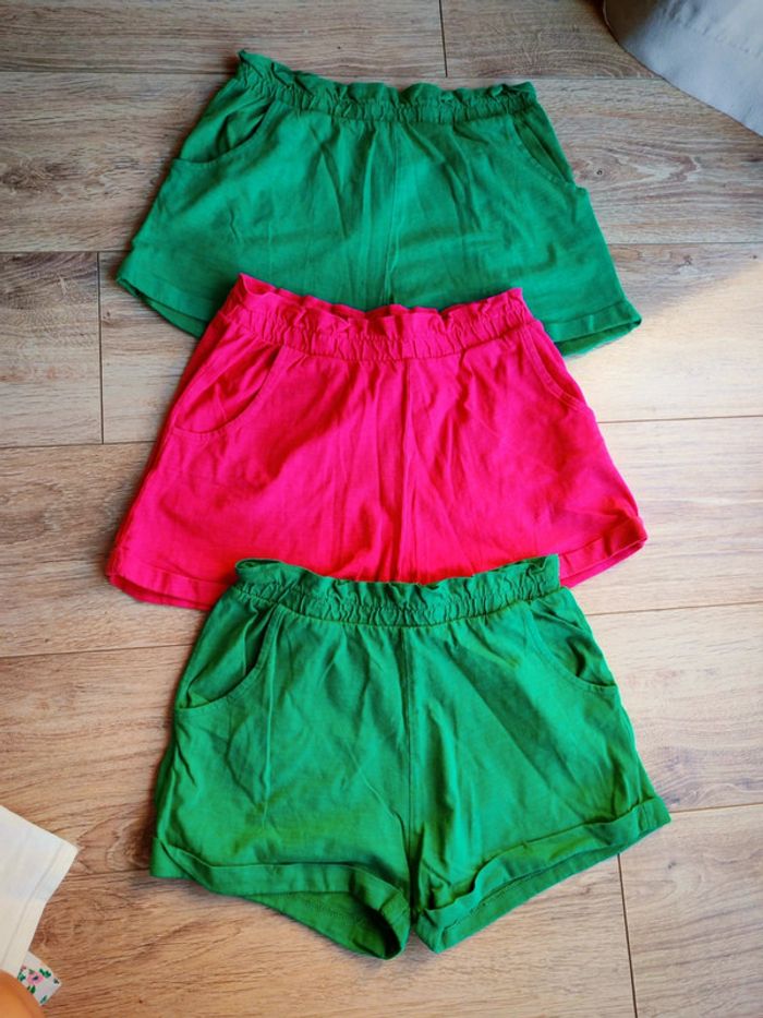 Lot de 3 shorts monoprix 10 ans