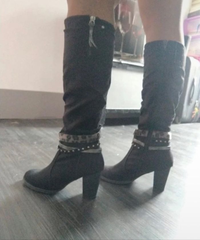 Bottes léopard