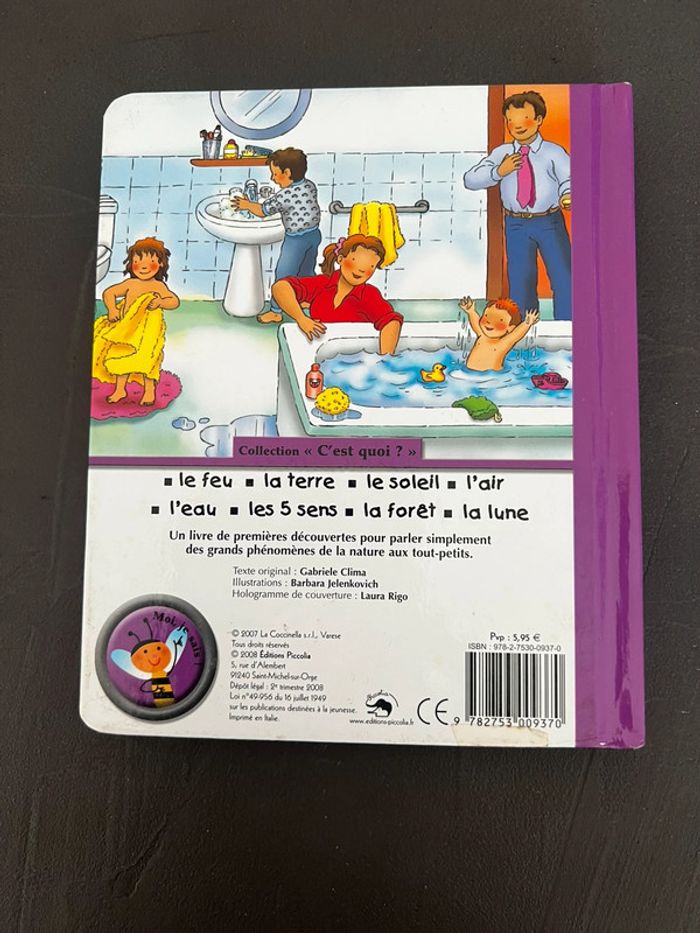 Livre c’est quoi? Les 5 sens - photo numéro 2