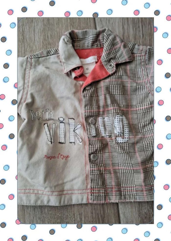 💖 Veste doublée Sucre d'Orge 12 mois - photo numéro 2
