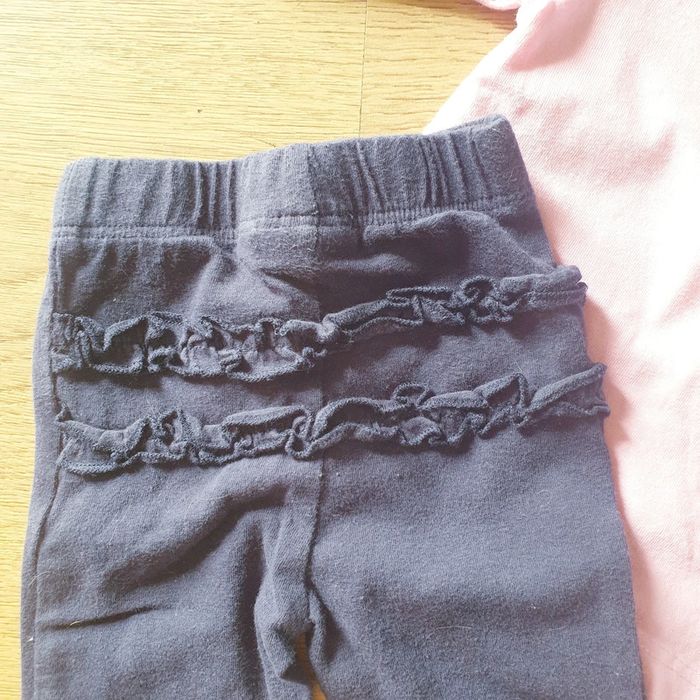 🩷 Tee-shirt ML pantalon 1 mois Pommette/kiabi #emyfleury_1moisfille - photo numéro 5