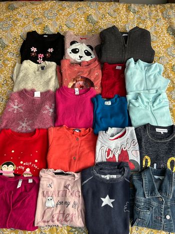 Lot fille 6 ans pull 