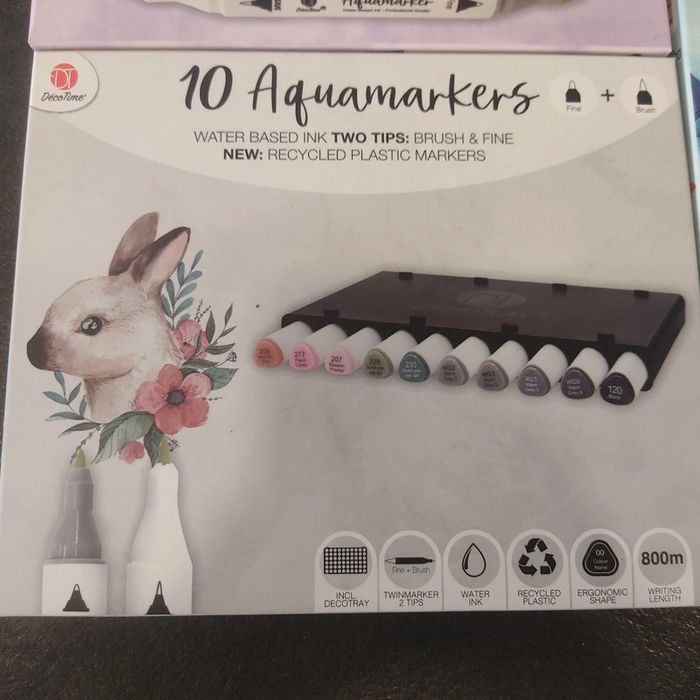 Boîtes de 10 Aquamarkers - photo numéro 2