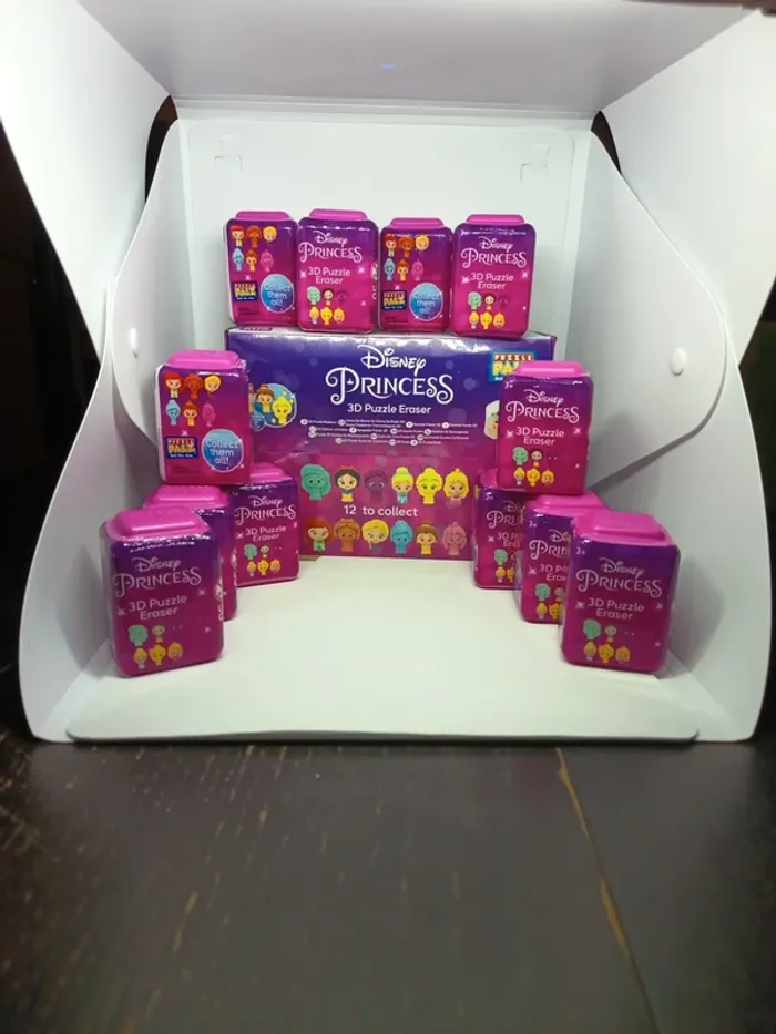Lot de 12 - Figurine Disney Princesses - 3D Puzzle Eraser