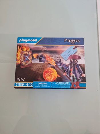 Playmobil 71189 - pirate et canon de feu - neuf