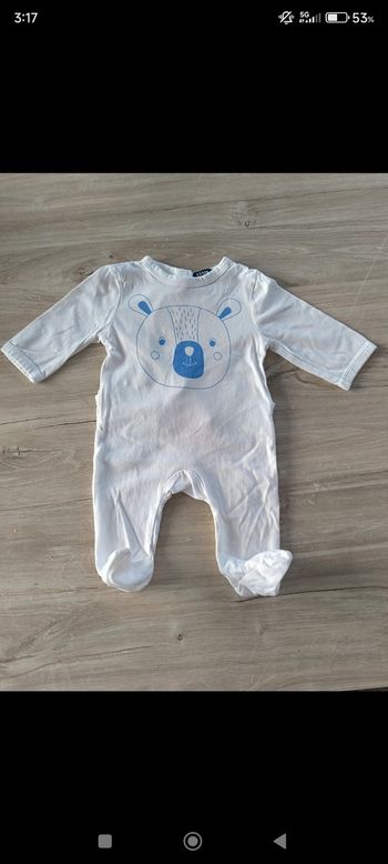 Pyjama taille 1 mois