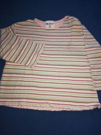 Tee-shirt manches longues fille 3 ans POCOPIANO